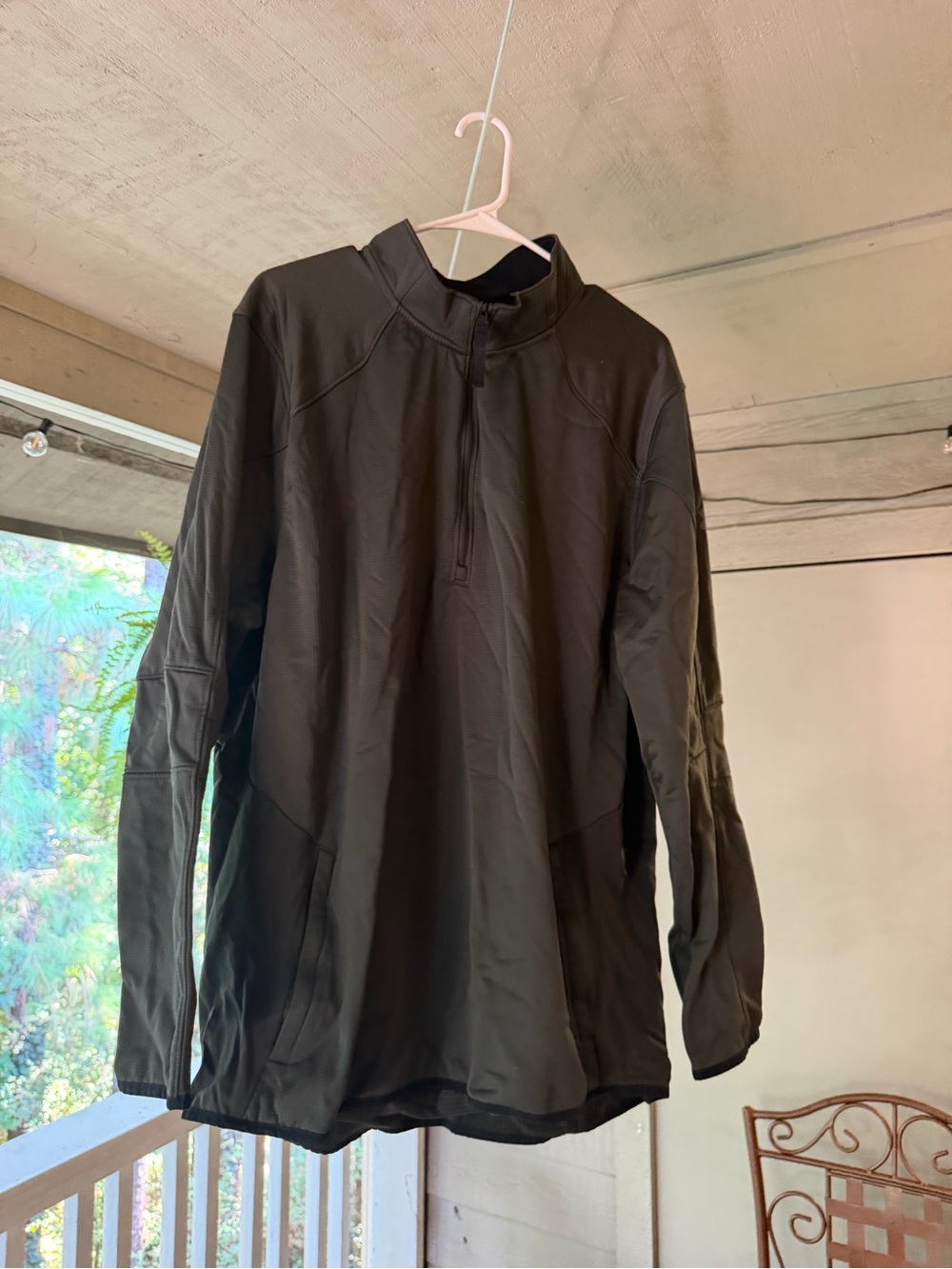 Under Armour Black Performance Half-Zip Pullover Jacket